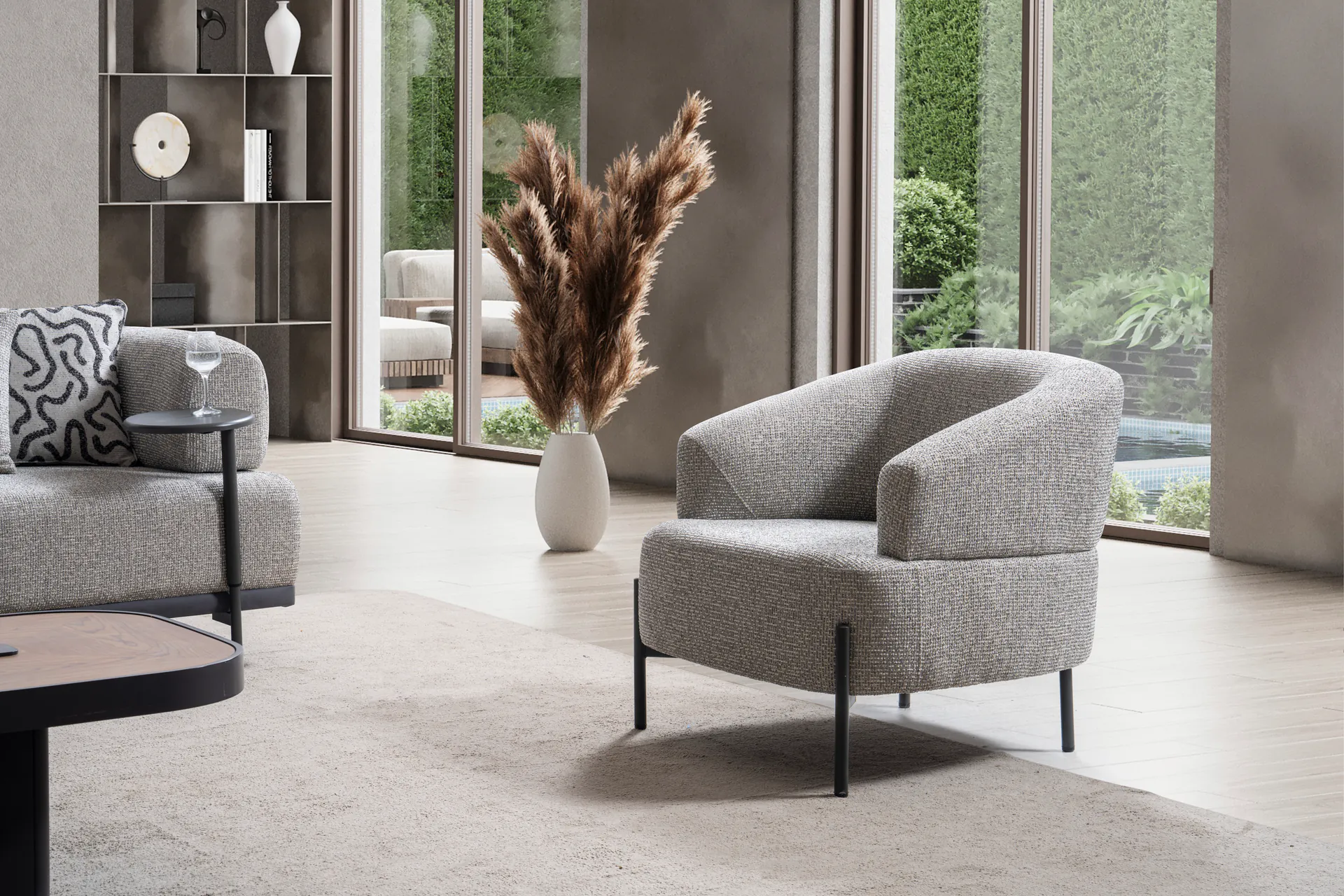 Verona Gri Koltuk Takımı